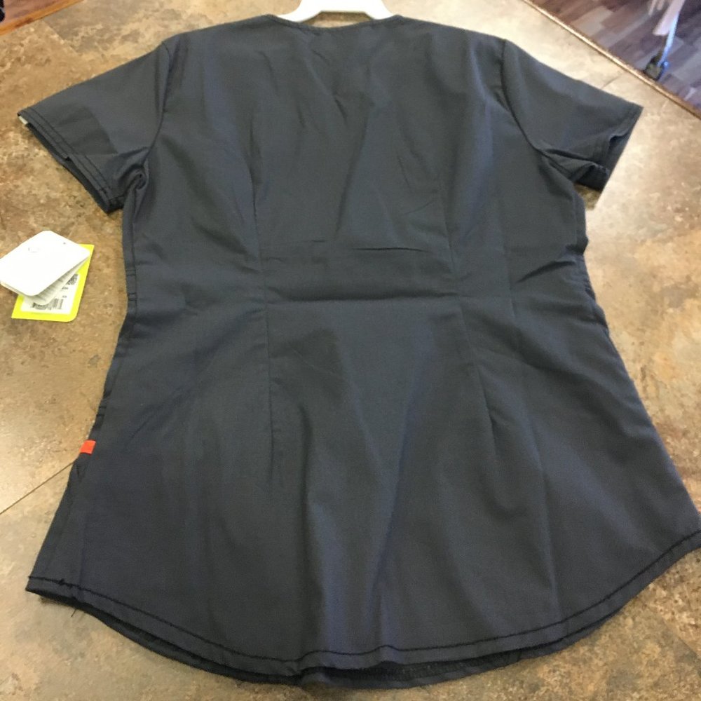Code Happy Mock Wrap Top - Picture 4 of 4